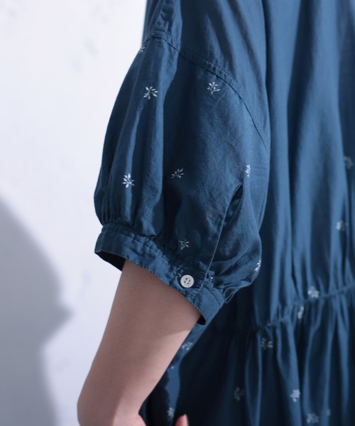 soulberry(ソウルベリー)の「森とカモメのワンピース(ワンピース・レディース・ネイビー系・5L/4L/3L/LL/L/M)」の16枚目の写真