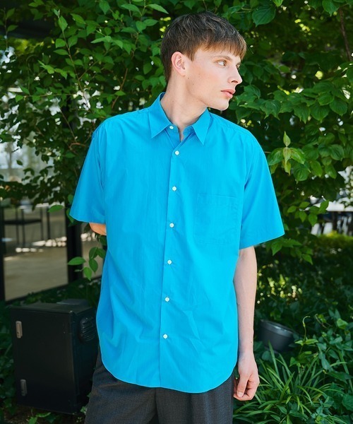 markaware（マーカウェア）の「【MARKAWARE/marka/マーカウェア】COMFORT FIT S/S SHIRT（シャツ/ブラウス・メンズ・ダークグレー/ホワイト/ブルー・2/1）」の18枚目の写真