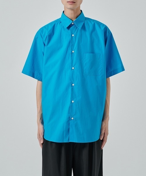 markaware（マーカウェア）の「【MARKAWARE/marka/マーカウェア】COMFORT FIT S/S SHIRT（シャツ/ブラウス・メンズ・ダークグレー/ホワイト/ブルー・2/1）」の22枚目の写真