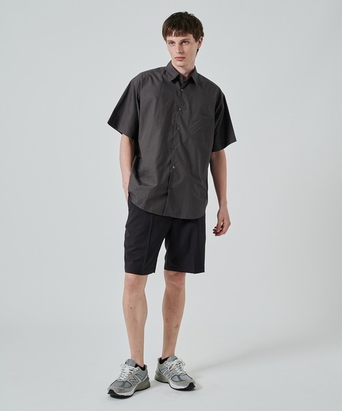 markaware（マーカウェア）の「【MARKAWARE/marka/マーカウェア】COMFORT FIT S/S SHIRT（シャツ/ブラウス・メンズ・ダークグレー/ホワイト/ブルー・2/1）」の12枚目の写真