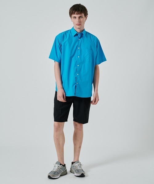 markaware（マーカウェア）の「【MARKAWARE/marka/マーカウェア】COMFORT FIT S/S SHIRT（シャツ/ブラウス・メンズ・ダークグレー/ホワイト/ブルー・2/1）」の19枚目の写真