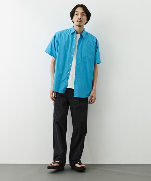 markaware(マーカウェア)の「【MARKAWARE/marka/マーカウェア】COMFORT FIT S/S SHIRT(シャツ/ブラウス・メンズ・ダークグレー/ホワイト/ブルー・2/1)」の11枚目の写真