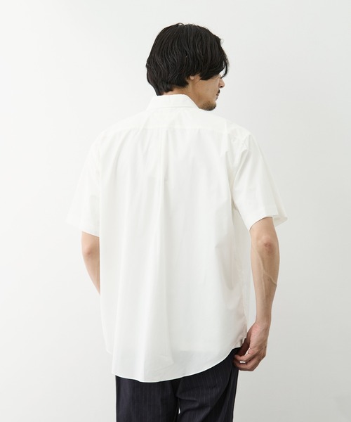 markaware(マーカウェア)の「【MARKAWARE/marka/マーカウェア】COMFORT FIT S/S SHIRT(シャツ/ブラウス・メンズ・ダークグレー/ホワイト/ブルー・2/1)」の14枚目の写真