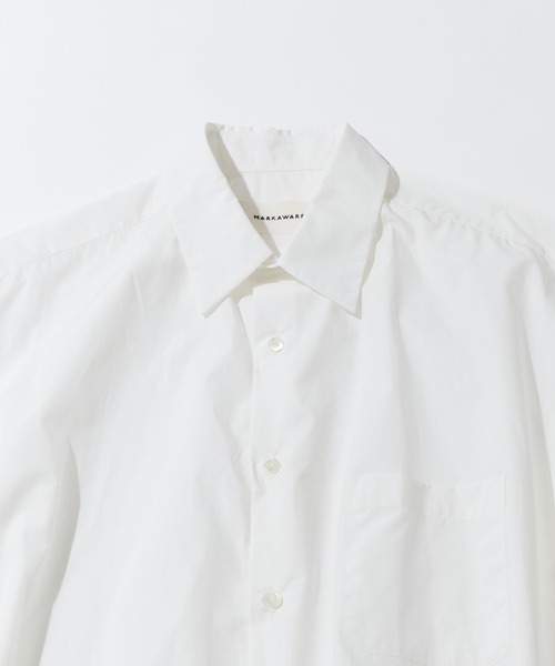 markaware(マーカウェア)の「【MARKAWARE/marka/マーカウェア】COMFORT FIT S/S SHIRT(シャツ/ブラウス・メンズ・ダークグレー/ホワイト/ブルー・2/1)」の18枚目の写真