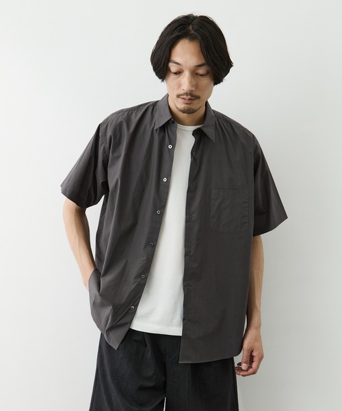 markaware(マーカウェア)の「【MARKAWARE/marka/マーカウェア】COMFORT FIT S/S SHIRT(シャツ/ブラウス・メンズ・ダークグレー/ホワイト/ブルー・2/1)」の20枚目の写真