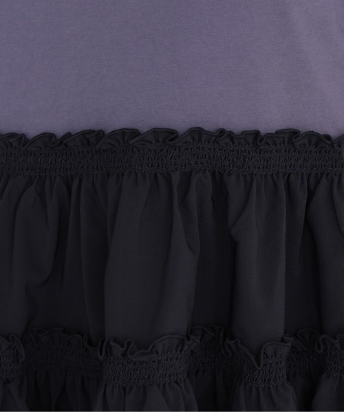 NATURAL BEAUTY BASIC(ナチュラルビューティーベーシック)の「ドッキングティアードカットソー(Tシャツ/カットソー・レディース・オフホワイト/グレー系その他/ブルー系その他・フリ-)」の19枚目の写真