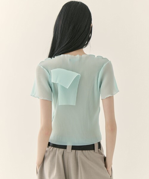 kotohayokozawa/コトハヨコザワ】《STUDIOUS別注》SHEER SHORT SLEEVE