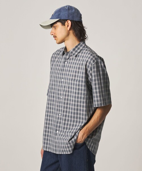 Steven Alan(スティーブンアラン)の「<Steven Alan> オンブレー チェック レギュラーカラー シャツ(シャツ/ブラウス・メンズ・グレー/ダークブラウン/ベージュ・M/S/XL/L)」の6枚目の写真