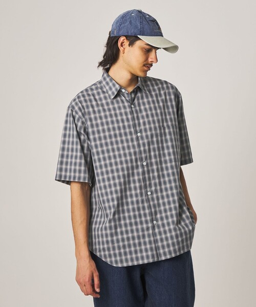 Steven Alan(スティーブンアラン)の「<Steven Alan> オンブレー チェック レギュラーカラー シャツ(シャツ/ブラウス・メンズ・グレー/ダークブラウン/ベージュ・M/S/XL/L)」の7枚目の写真