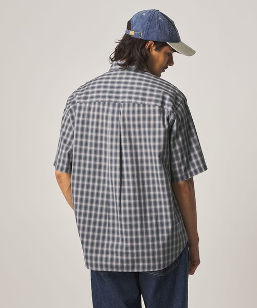 Steven Alan(スティーブンアラン)の「<Steven Alan> オンブレー チェック レギュラーカラー シャツ(シャツ/ブラウス・メンズ・グレー/ダークブラウン/ベージュ・M/S/XL/L)」の8枚目の写真