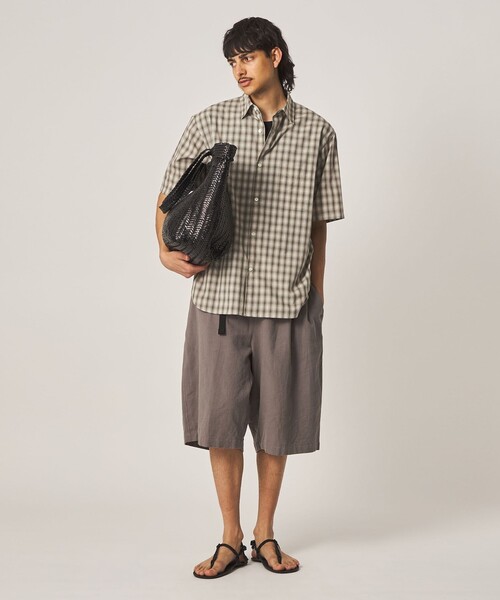 Steven Alan(スティーブンアラン)の「<Steven Alan> オンブレー チェック レギュラーカラー シャツ(シャツ/ブラウス・メンズ・グレー/ダークブラウン/ベージュ・M/S/XL/L)」の10枚目の写真