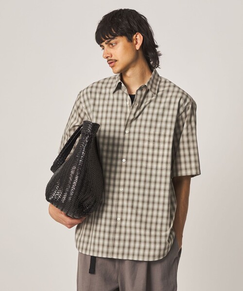 Steven Alan(スティーブンアラン)の「<Steven Alan> オンブレー チェック レギュラーカラー シャツ(シャツ/ブラウス・メンズ・グレー/ダークブラウン/ベージュ・M/S/XL/L)」の11枚目の写真