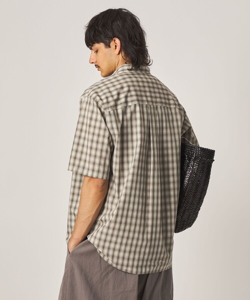 Steven Alan(スティーブンアラン)の「<Steven Alan> オンブレー チェック レギュラーカラー シャツ(シャツ/ブラウス・メンズ・グレー/ダークブラウン/ベージュ・M/S/XL/L)」の12枚目の写真