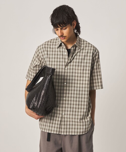 Steven Alan(スティーブンアラン)の「<Steven Alan> オンブレー チェック レギュラーカラー シャツ(シャツ/ブラウス・メンズ・グレー/ダークブラウン/ベージュ・M/S/XL/L)」の13枚目の写真