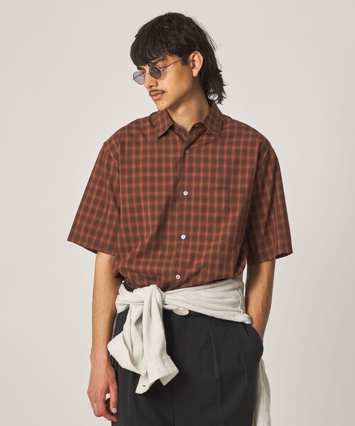 Steven Alan(スティーブンアラン)の「<Steven Alan> オンブレー チェック レギュラーカラー シャツ(シャツ/ブラウス・メンズ・グレー/ダークブラウン/ベージュ・M/S/XL/L)」の17枚目の写真