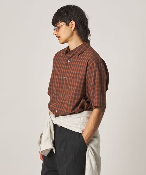 Steven Alan(スティーブンアラン)の「<Steven Alan> オンブレー チェック レギュラーカラー シャツ(シャツ/ブラウス・メンズ・グレー/ダークブラウン/ベージュ・M/S/XL/L)」の18枚目の写真
