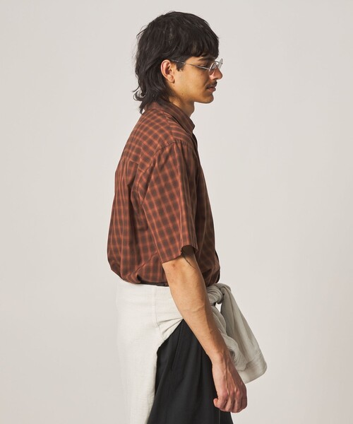 Steven Alan(スティーブンアラン)の「<Steven Alan> オンブレー チェック レギュラーカラー シャツ(シャツ/ブラウス・メンズ・グレー/ダークブラウン/ベージュ・M/S/XL/L)」の19枚目の写真