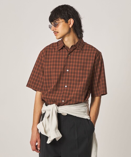 Steven Alan(スティーブンアラン)の「<Steven Alan> オンブレー チェック レギュラーカラー シャツ(シャツ/ブラウス・メンズ・グレー/ダークブラウン/ベージュ・M/S/XL/L)」の20枚目の写真
