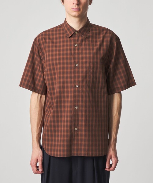 Steven Alan(スティーブンアラン)の「<Steven Alan> オンブレー チェック レギュラーカラー シャツ(シャツ/ブラウス・メンズ・グレー/ダークブラウン/ベージュ・M/S/XL/L)」の21枚目の写真