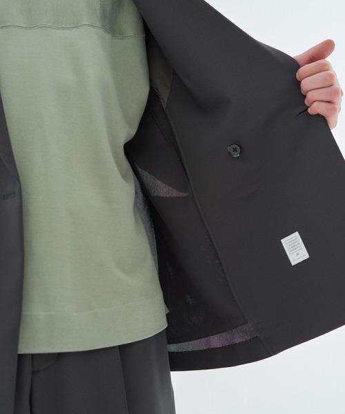 ESTNATION(エストネーション)の「GOOD PEOPLE GOOD STITCHING GOOD PRODUCT for ESTNATION / バランサーキュラー ダブルジャケット(テーラードジャケット・メンズ・チャコールグレー/ネイビー・MEDIUM/SMALL/X-LARGE/LARGE)」の10枚目の写真