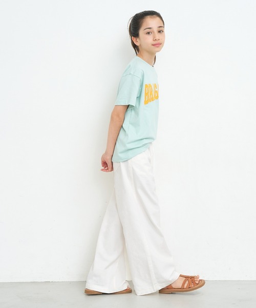 coca(coca)(コカ)の「キッズ サマーデニムワイドパンツ(デニムパンツ・キッズ・ライトブルー/アイボリー・150/140/130/120)」の11枚目の写真