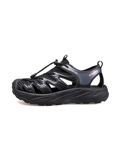 HUMTTO(ハムト)の「女性ハイキングサンダルテクタHGC(サンダル・レディース・ブラック×ピンク/ブラック/ホワイト・23cm/23.5cm/24cm/24.5cm/25cm)」の3枚目の写真