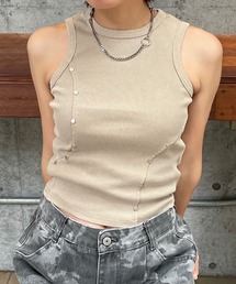 d.i.a. フード付きタンクトップ グレー　平成　ギャル アディダス Adilenium シーズン 2 タンクトップ - ブラック