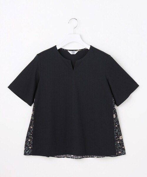 J.PRESS(ジェイプレス)の「【一枚で着映え】LIBERTYコンビ バックデザイン カットソー(Tシャツ/カットソー・レディース・ネイビー系/ベージュ系・LARGE/MEDIUM)」の8枚目の写真
