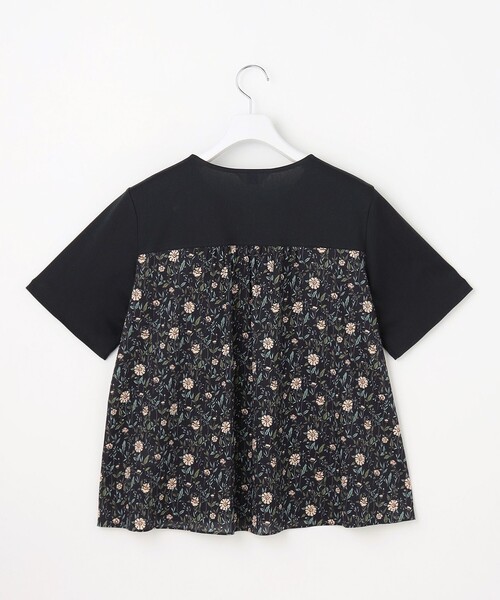 J.PRESS(ジェイプレス)の「【一枚で着映え】LIBERTYコンビ バックデザイン カットソー(Tシャツ/カットソー・レディース・ネイビー系/ベージュ系・LARGE/MEDIUM)」の9枚目の写真