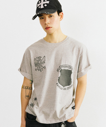 イーグルヘラルディTシャツ[グレー]