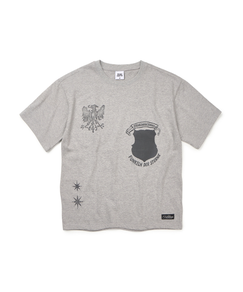 FREEMARIO（フリーマリオ）の「イーグルヘラルディTシャツ[グレー]（Tシャツ/カットソー・レディース・グレー・SMALL/MEDIUM）」の2枚目の写真