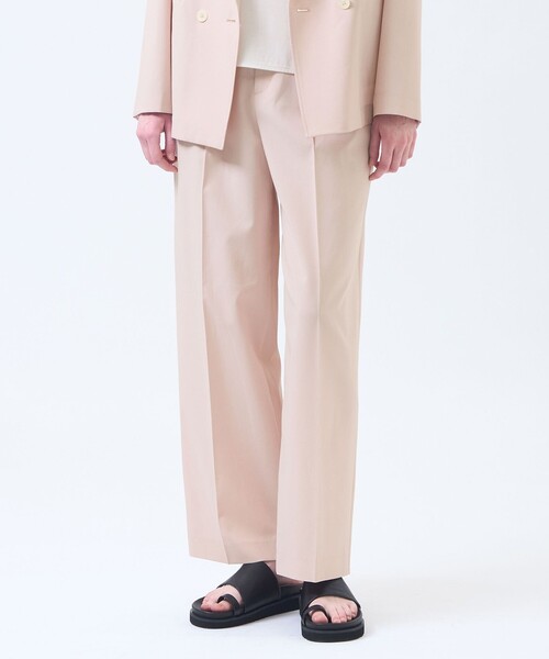 MACKINTOSH PHILOSOPHY(マッキントッシュ フィロソフィー)の「ウールライクトロツータックワイドパンツ(その他パンツ・レディース・ベージュ/ピンク系その他2/ダークネイビー・36/38)」の3枚目の写真