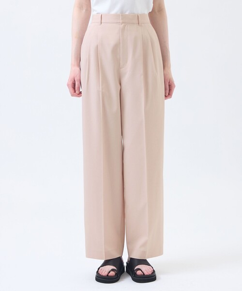 MACKINTOSH PHILOSOPHY(マッキントッシュ フィロソフィー)の「ウールライクトロツータックワイドパンツ(その他パンツ・レディース・ベージュ/ピンク系その他2/ダークネイビー・36/38)」の10枚目の写真
