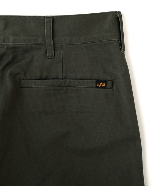 Alpha Industries(アルファインダストリーズ)の「【日本限定】Alpha Industries/アルファ インダストリーズ/CHINO TROUSERS/チノ トラウザー(チノパンツ・メンズ・ブラック/カーキ/チャコールグレー・30/32/34/36)」の8枚目の写真
