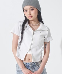 ANAP | ホルターキャミドッキング Wジップ リブトップス(Tシャツ/カットソー)