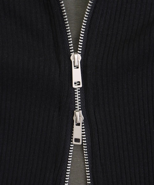ANAP（アナップ）の「ホルターキャミドッキング Wジップ リブトップス（Tシャツ/カットソー・レディース・ホワイト/ライトブルー/ブラック・F）」の20枚目の写真