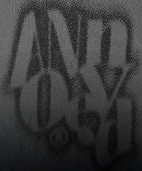 ANNOYED(アノイド)の「ウォッシュドグラデーションタイポ半袖 LQ2TU310_CHARCOAL(Tシャツ/カットソー・メンズ・その他・95/100/105)」の5枚目の写真