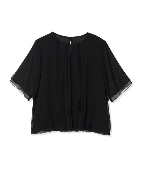 A/C DESIGN BY ALPHA CUBIC(エーシーデザインバイアルファキュービック)の「シフォンプリーツTブラウス(Tシャツ/カットソー・レディース・ライトグレー/ブラック/グリーン・M/L/LL)」の21枚目の写真