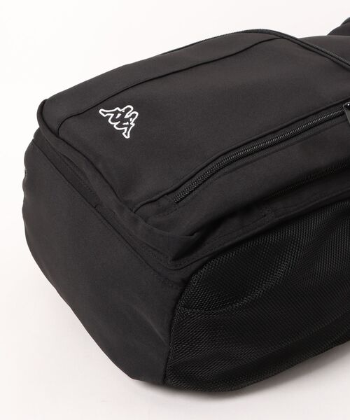Kappa(カッパ)の「【Kappa/カッパ】ボックスタイプバックパック ナイロンリュックサック 通学 部活(バックパック/リュック・メンズ・ホワイト×ブラック/ブラック×ブラック・FREE)」の4枚目の写真
