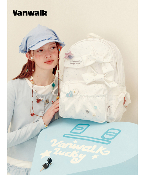 VANWALK（バンウォーク）の「ウィッシュバックパック [ホワイト]（バックパック/リュック・レディース・ホワイト・FREE）」の4枚目の写真