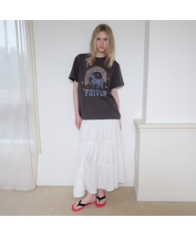 FRIVER07（フリバー07）の「Shirring flare long skirt [FRSP08SK01]_Ivory（スカート）」