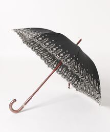 WEB限定】 遮光 晴雨兼用日傘 長傘 スカラフリル ワンポイント POLO