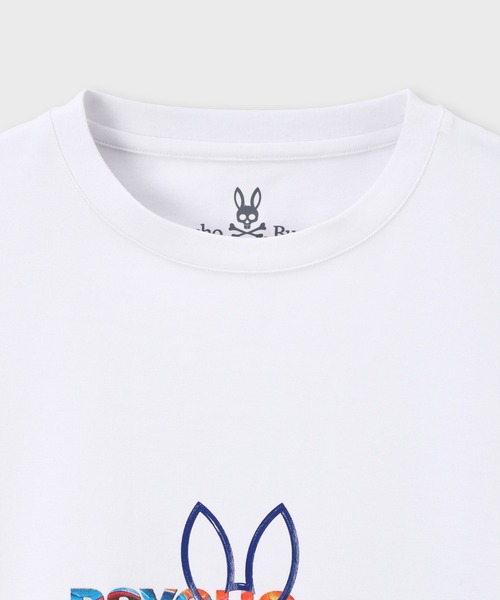 Psycho Bunny(サイコバニー)の「ネオンロゴ バックプリントTシャツ(Tシャツ/カットソー・メンズ・ブラック/ホワイト・X-LARGE/SMALL/MEDIUM/LARGE)」の8枚目の写真