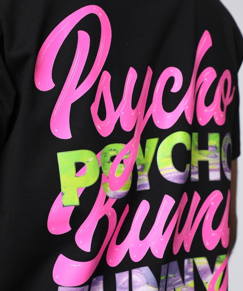 Psycho Bunny(サイコバニー)の「ネオンロゴ バックプリントTシャツ(Tシャツ/カットソー・メンズ・ブラック/ホワイト・X-LARGE/SMALL/MEDIUM/LARGE)」の16枚目の写真