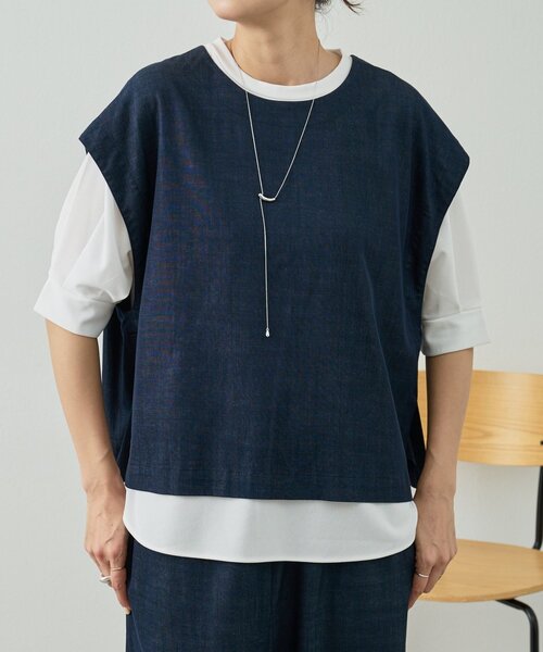 BEARDSLEY(ビアズリー)の「半袖Tブラウス(Tシャツ/カットソー・レディース・ホワイト/ブラック・FREE)」の15枚目の写真
