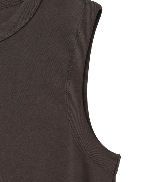 martinique(マルティニーク)の「《追加》コットンフライスノースリーブプルオーバー(Tシャツ/カットソー・レディース・ホワイト・FREE)」の4枚目の写真