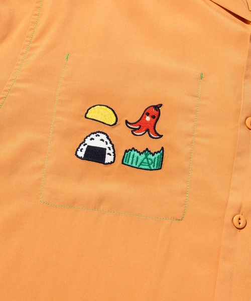 go slow caravan(ゴースローキャラバン)の「T/R ワンポイント刺繍 S/S オープンシャツ(シャツ/ブラウス・メンズ・コーラルピンク/セージグリーン/チャコールグレー/ブルー系その他・MEDIUM/X-LARGE/LARGE)」の17枚目の写真