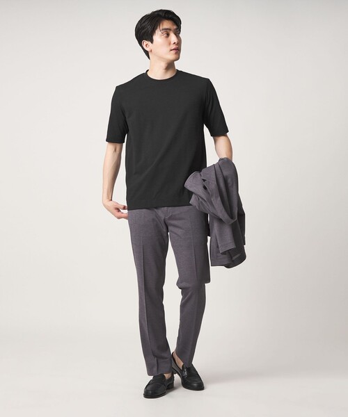 A DAY IN THE LIFE UNITED ARROWS(アデイインザライフユナイテッドアローズ)の「PrimeFlex® ドライメッシュ カットソー-吸水速乾-<A DAY IN THE LIFE>(Tシャツ/カットソー・メンズ・ライトグレー/ブラック/ダークグレー・M/XL/L)」の5枚目の写真