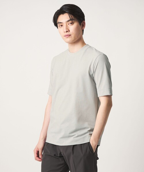 A DAY IN THE LIFE UNITED ARROWS(アデイインザライフユナイテッドアローズ)の「PrimeFlex® ドライメッシュ カットソー-吸水速乾-<A DAY IN THE LIFE>(Tシャツ/カットソー・メンズ・ライトグレー/ブラック/ダークグレー・M/XL/L)」の7枚目の写真