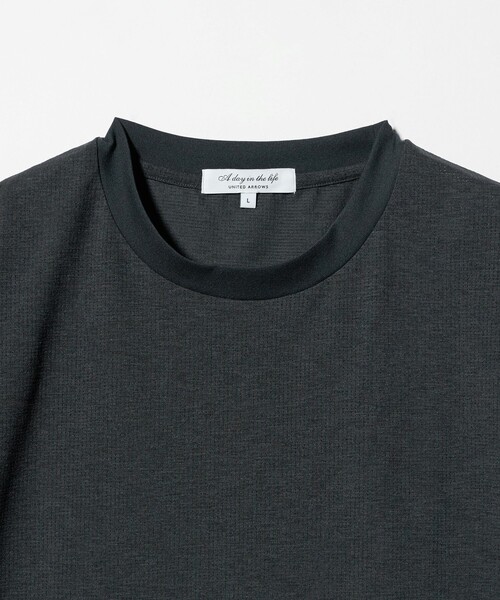 A DAY IN THE LIFE UNITED ARROWS(アデイインザライフユナイテッドアローズ)の「PrimeFlex® ドライメッシュ カットソー-吸水速乾-<A DAY IN THE LIFE>(Tシャツ/カットソー・メンズ・ライトグレー/ブラック/ダークグレー・M/XL/L)」の14枚目の写真